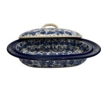 618  Bunzlau kleine Ovale Ovenschaal 2998X Dekschalen